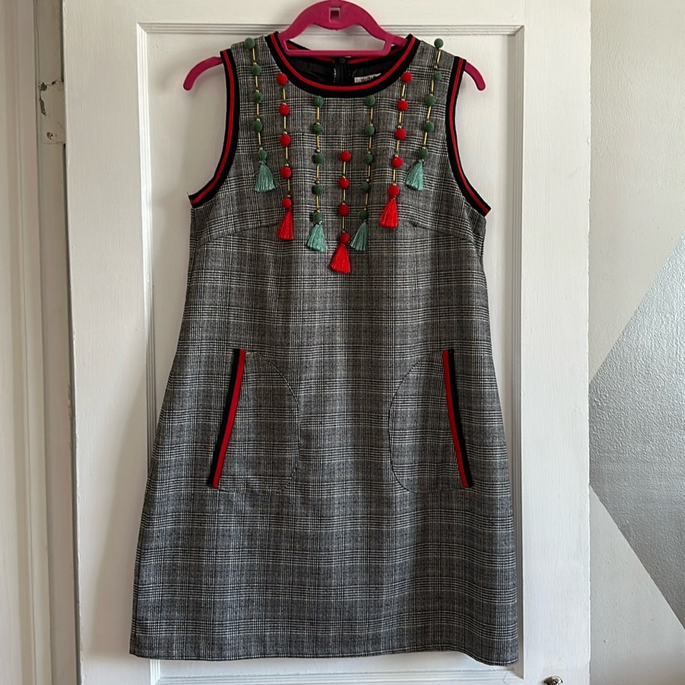 Holly Bracken | plaid shift dress